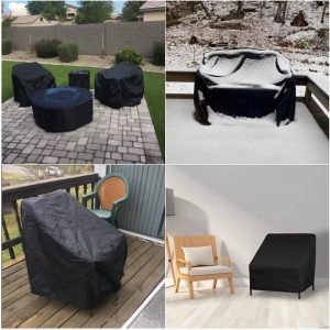 Pro Series UV-proof Waterproof Furniture Patio Cover 140L x 70W x 30H