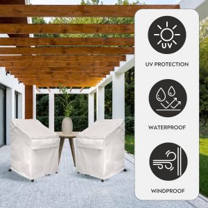 Platinum Series UV-proof Waterproof Furniture Patio Cover 24D(L) x 24W x 36H