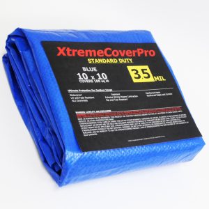 XtremeCoverPro Light Duty Blue Tarp 3.5mil 10'X10'