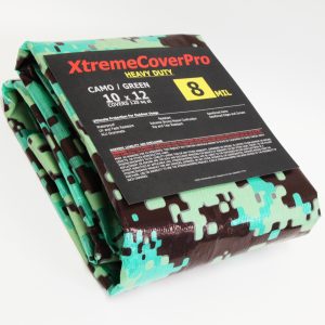 XtremeCoverPro Heavy Duty Camouflage Tarp 8mil camo 10'X12'