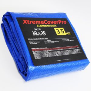 XtremeCoverPro Light Duty Blue Tarp 3.5mil 10'X20''