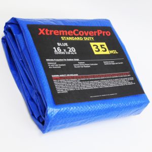 XtremeCoverPro Light Duty Blue Tarp 3.5mil 16'X20'