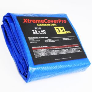 XtremeCoverPro Light Duty Blue Tarp 3.5mil 20'X40'