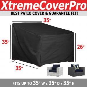 Pro Series UV-proof Waterproof Furniture Patio Cover 35D(L) x 35W x 35H