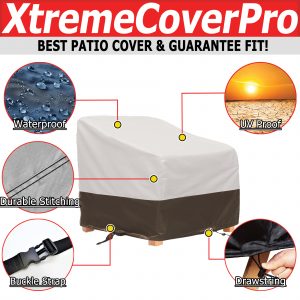 Gold Series UV-proof Waterproof Furniture Patio Cover 40D(L) x 40W x 35H