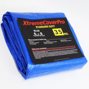 XtremeCoverPro Light Duty Blue Tarp 3.5mil 6'X8'