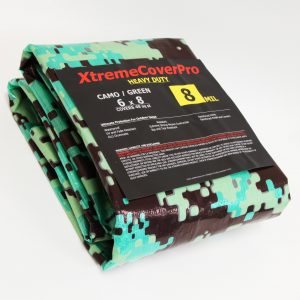 XtremeCoverPro Heavy Duty Camouflage Tarp 8mil camo 6'X8'