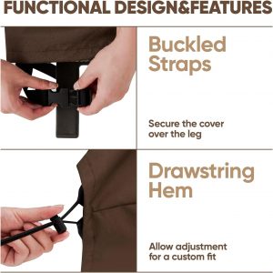 Gold Series UV-proof Waterproof Furniture Patio Cover 31D(L) x 34W x 37H